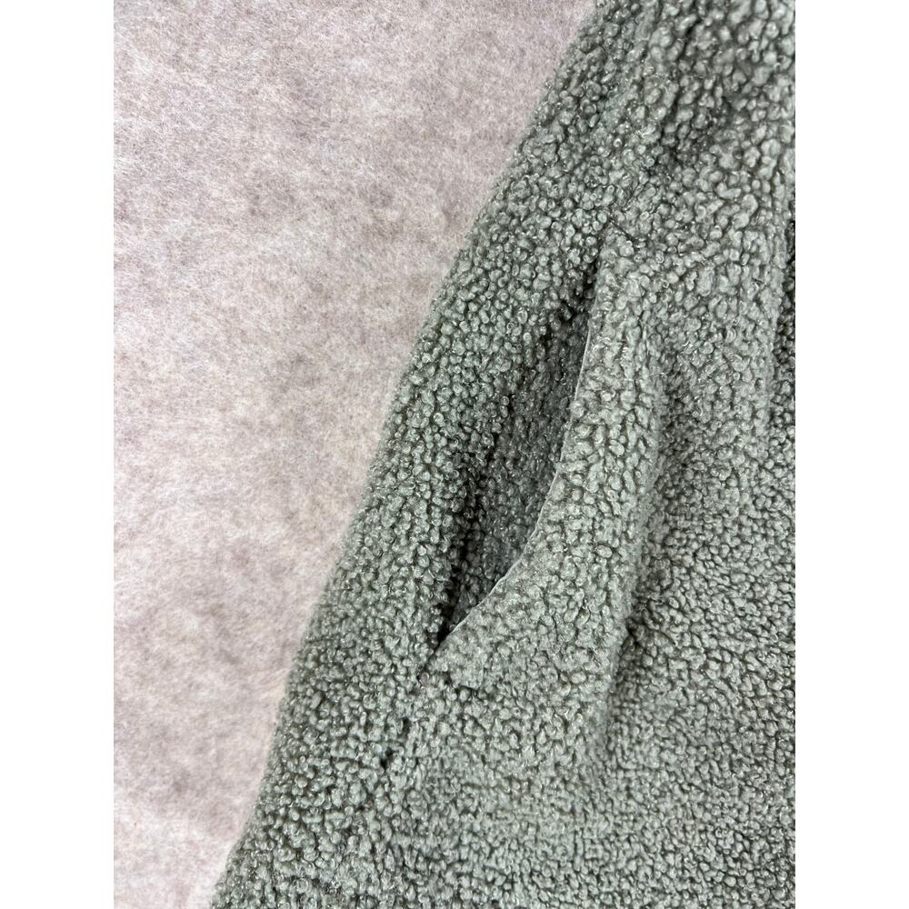 Joie Teddy Sherpa Jacket Snap Front Sage Green Women's Size XS NEW - Picture 3 of 5